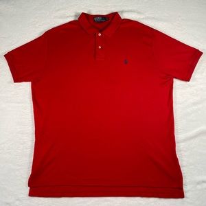 NWOT Polo Ralph Lauren Iconic Mesh Red Polo Shirt